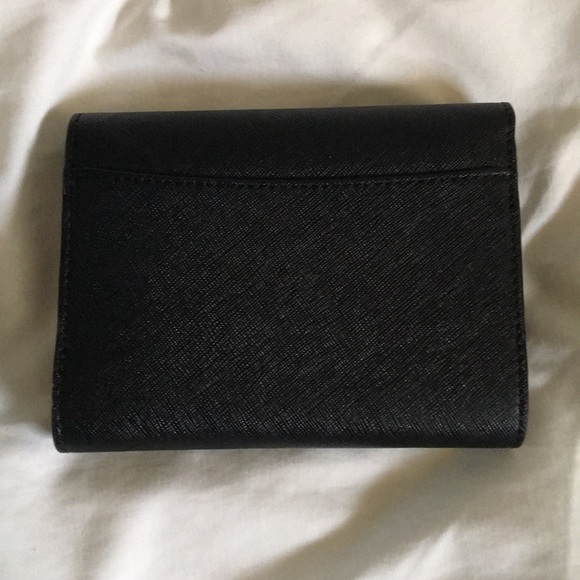 Tory Burch Robinson Medium Black Saffiano Wallet - Picture 5 of 5